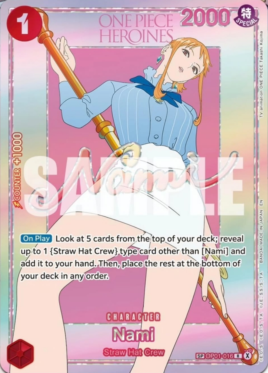OP01-016 Nami card